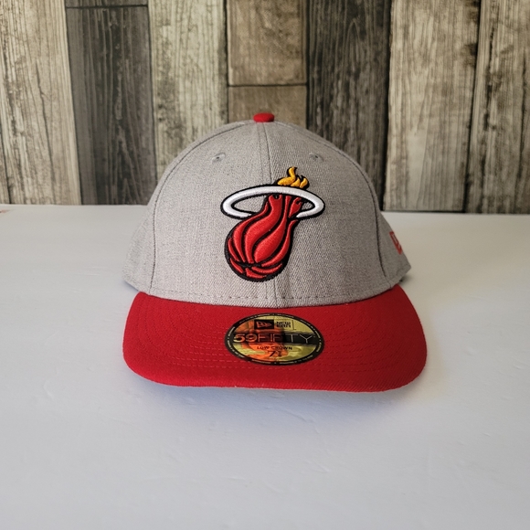 New Era Other - Mens New Era NBA Low Profile Authentic 59Fifty - Miami Heat